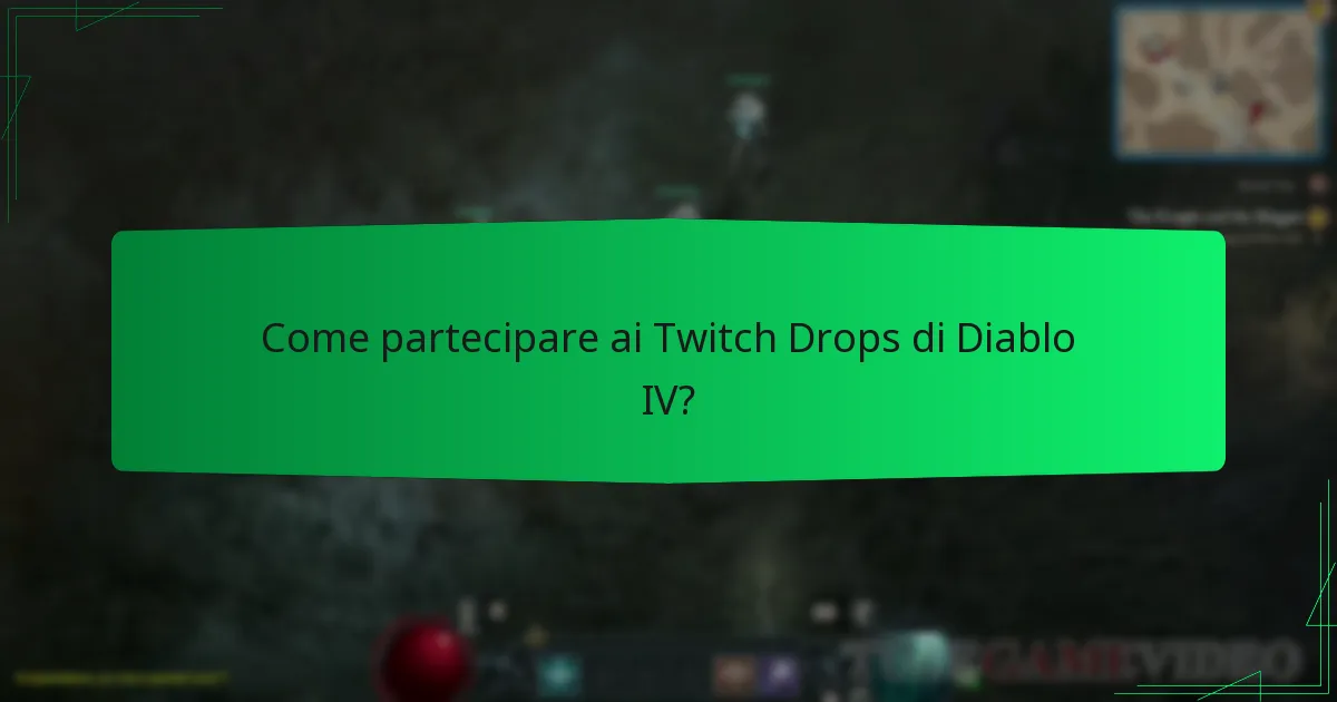Quando è la Timeline dei Cosmetici dei Twitch Drops di Diablo IV?