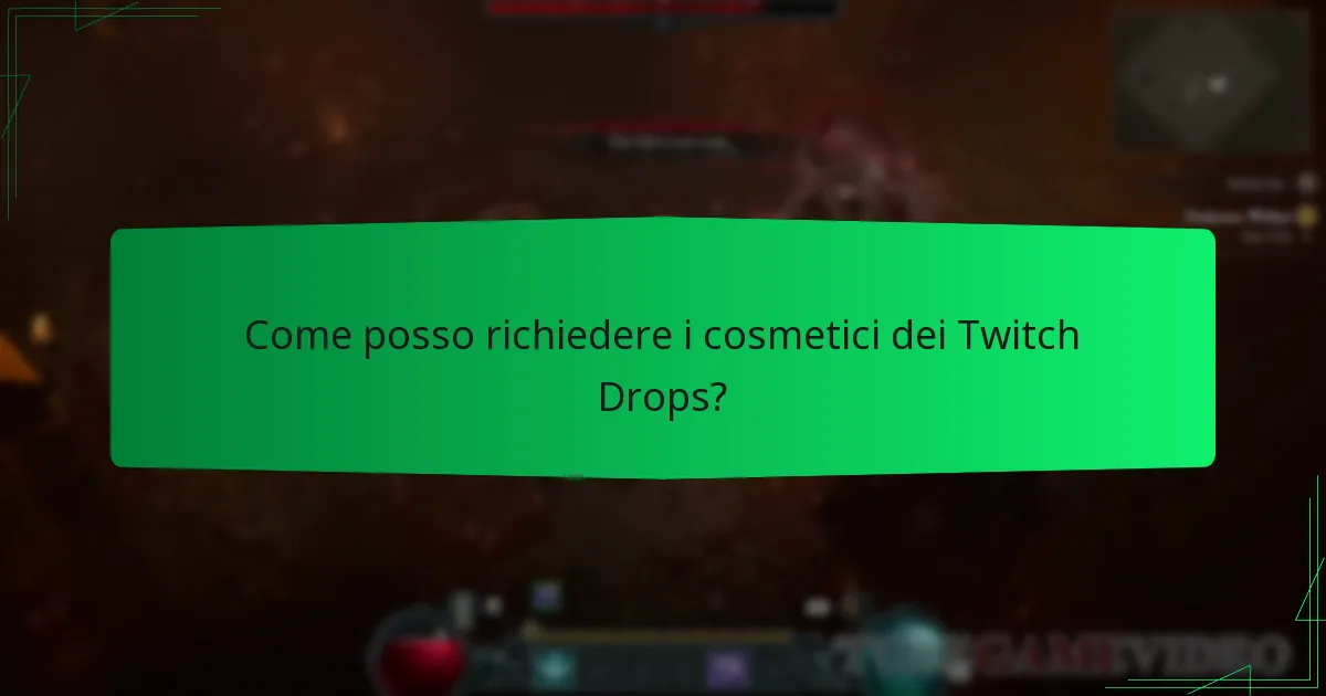 Quali cosmetici sono disponibili attraverso i Twitch Drops?