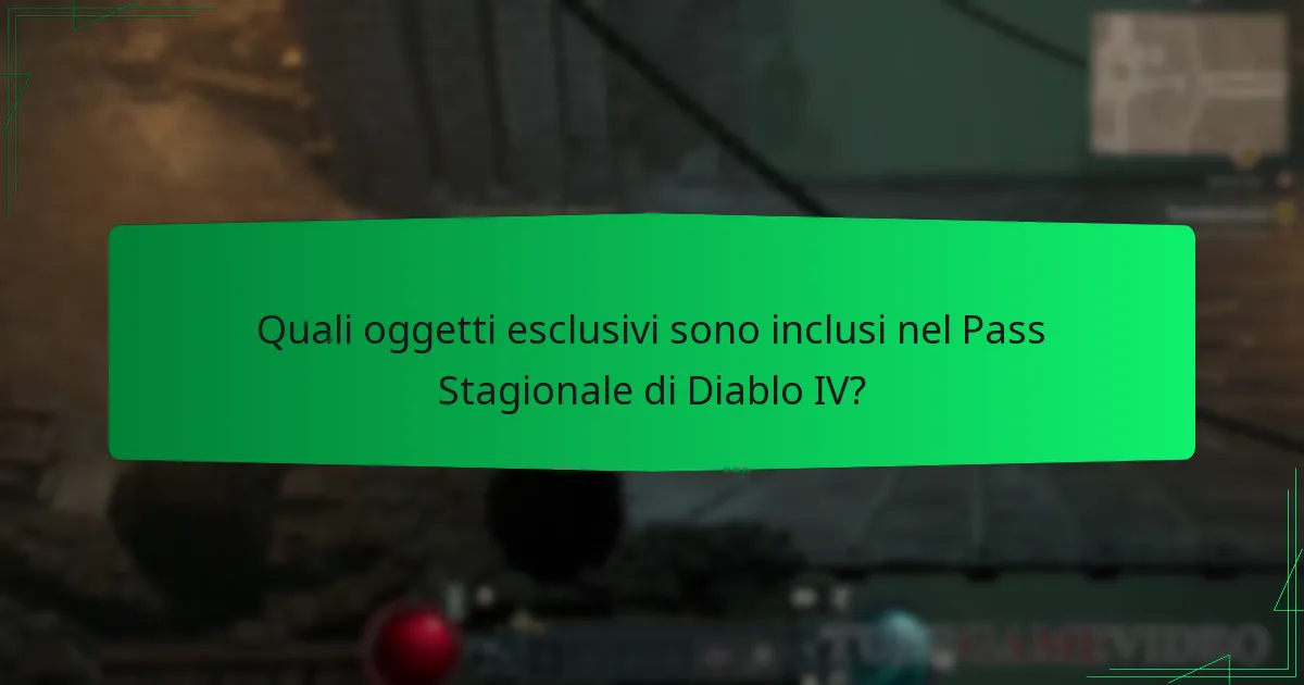 Quali sono le recensioni dei giocatori sugli oggetti esclusivi del Pass Stagionale di Diablo IV?