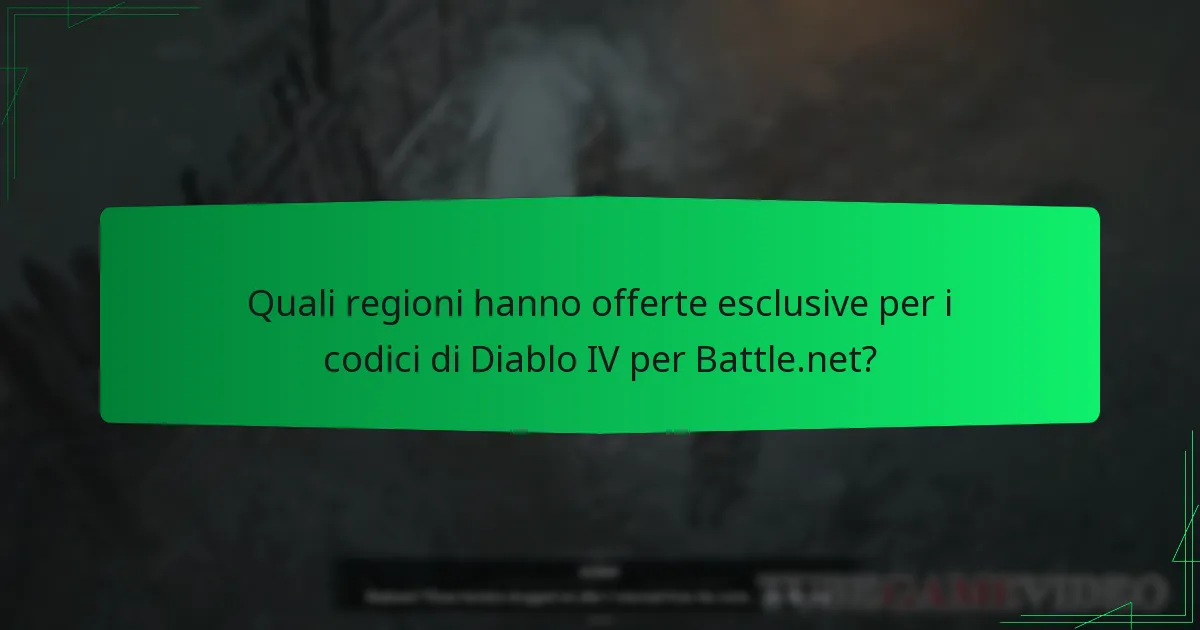 Quali sono le differenze di prezzo per i codici di Diablo IV per Battle.net tra le regioni?