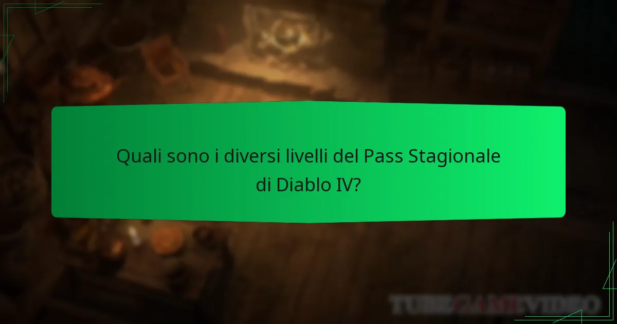 Quanto costa il Pass Stagionale di Diablo IV?